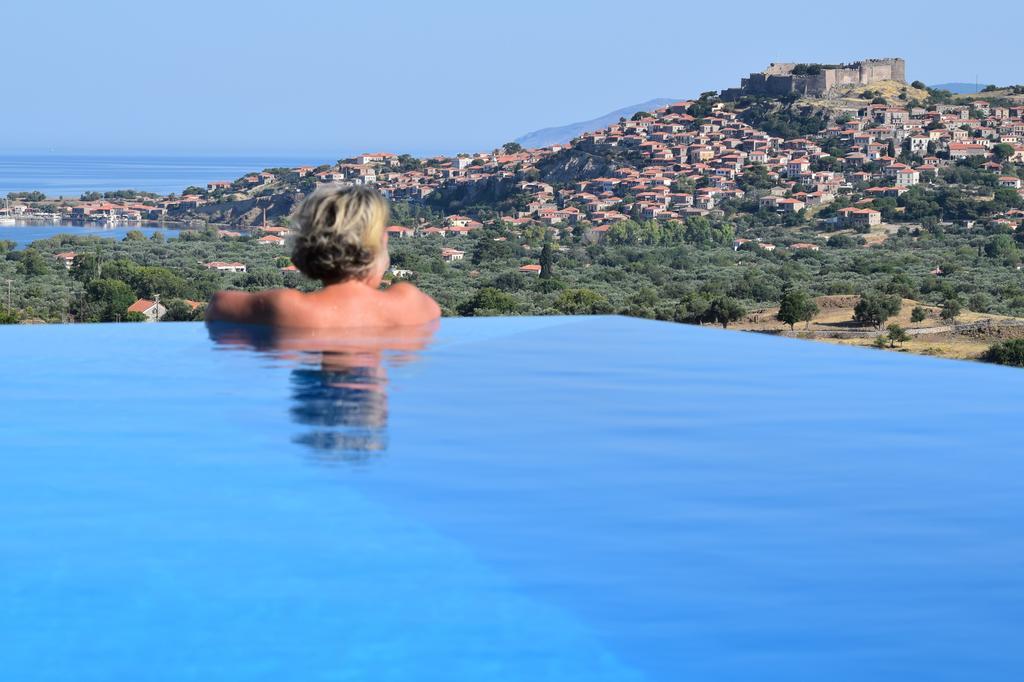 Villa Molivos Views Mythimna Esterno foto